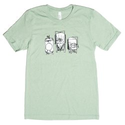 Jackie O’s Green Three Tank Shirt - Jackie O’s Brewery