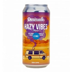 Cervecera Península Hazy Vibes Remix Columbus & Amarillo X Sabro & El Dorado - Corona De Espuma