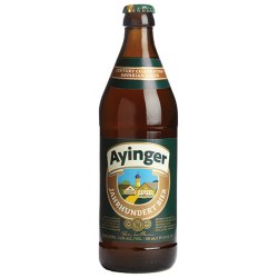 Ayinger Jahrhundert Bier Lager 500ml (5.5%) - Indiebeer