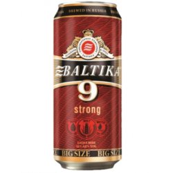 BALTIKA - 9 EXTRA STRONG - European Strong Lager Lata 90cl Cons.pref 120225 - Buscador de Cervezas - Brewhouse