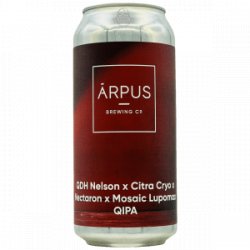 Ārpus Brewing Co. – QDH Nelson x Citra Cryo x Nectaron x Mosaic Lupomax QIPA - Rebel Beer Cans