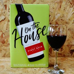 On The House - Pinot Noir - 30 Bottle Red Wine Kit - Brewbitz Homebrew Shop