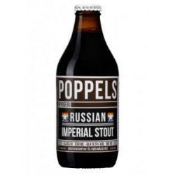 Poppels Russian Imperial Stout 9,5% Vol 24 x 33 cl EW Flasche Schweden - Pepillo