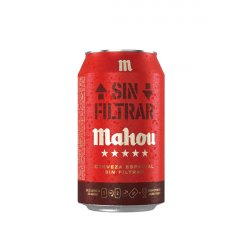 Mahou 5 Estrellas Sin Filtrar Lata 33CL - 5Sentidos