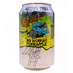 Lervig – No Worries Pineapple – IPA - Alcoholvrij Bierhuis