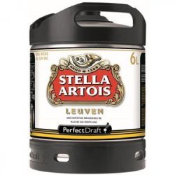 Stella Artois Lager Perfect Draft 6 L Fässli ( für Philips Perfect Draft-Anlage ) - Pepillo