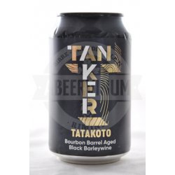 Tanker Black Pearl Series Tatakoto Bourbon Barrel Aged Black Barley Wine Lattina 33cl - AbeerVinum