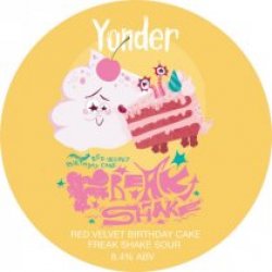 Yonder Brewing Red Velvet Birthday Cake Freak Shake (Keg) - Pivovar