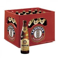 Erdinger Weissbier mit feiner Hefe 5,3% Vol. 20 x 50 cl MW Flasche - Pepillo