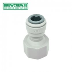 JG PI451214FS - Female Adaptor - 12 BSP to 38 Push Fit - The Brew Crew