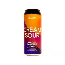 NOZIB - 17°CREAM SOUR Apricot + Blackberry + Lemon 0,5l can 5,5% alc. - Beer Butik