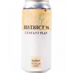 District 96 Beer Factory L'Enfant Plan - Half Time