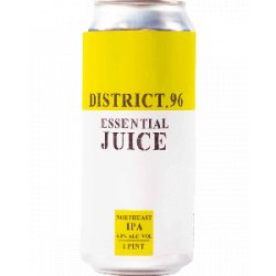 District 96 Beer Factory Essential Juice - Half Time