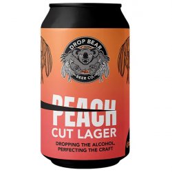 Drop Bear Beer Co. Peach Cut Lager