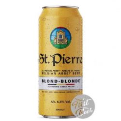 Bia St. Pierre Blond 6.5% – Lon 500ml – Thùng 24 Lon - First Beer – Bia Nhập Khẩu Giá Sỉ