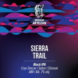 Artezan  Sierra Trail  Black IPA - Browarium