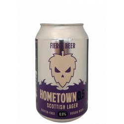 Fierce Hometown 0.5% ABV 330ml *Short Date* - Inverurie Whisky Shop