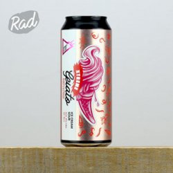 Funky Fluid Gelato XTREME: Raspberry Banana White Choc Shake - Radbeer