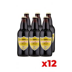 Guinness West Indies Porter 50cl - Cassa da 12 Bottiglie - Bottle of Italy