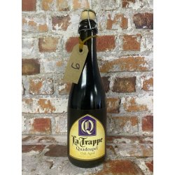 La Trappe Quadrupel — Oak Aged Batch 9 - Gerijptebieren.nl