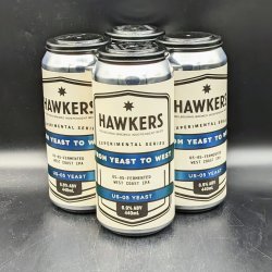 Hawkers From Yeast To West US-05 West Coast IPA Can 4pk - Saccharomyces Beer Cafe