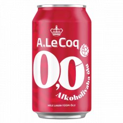 A. Le Coq 0,0 Alkoholivaba õlu A. Le Coq 0,0 Alkoholivaba õlu