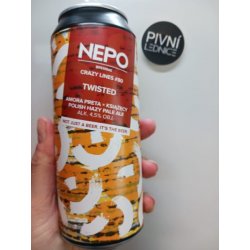 Nepomucen Crazy Lines #80: Twisted 4,5% 0,5l - Pivní lednice