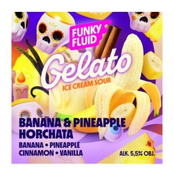 Funky Fluid Gelato: Banana & Pineapple Horchata