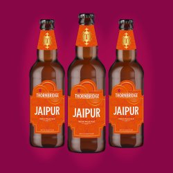 Thornbridge Jaipur, (on the union) 5.9% IPA, 8 x 500ml bottles - Thornbridge Brewery