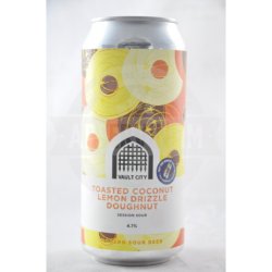 Vault City Brewing Toasted Coconut Lemon Drizzle Doughnut