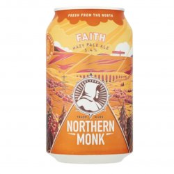 Northern Monk- Faith Hazy Pale Ale 5.4% ABV 330ml Can - Martins Off Licence