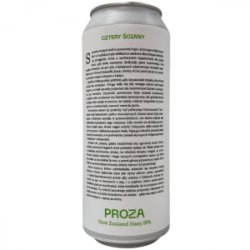 Browar Cztery Ściany Proza