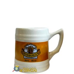 GRIMBERGEN - BLONDE - Jarra de cerámica 33cl - Buscador de Cervezas - Brewhouse