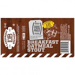 Lakefront Brewery Breakfast Oatmeal Stout