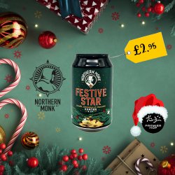 Northern Monk Brew Co Festive Star 2024  Porter  5.2% - Premier Hop