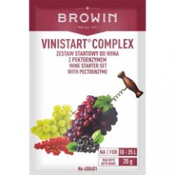 Vinistart Complex - iniciador fermentacion vino 20 gr - El Secreto de la Cerveza