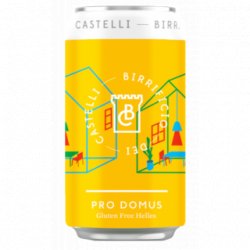 Birrificio dei Castelli Pro Domus Gluten Free - Cantina della Birra