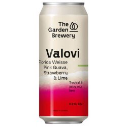 The Garden Valovi Florida Weisse Pink Guava Strawberry & Lime - Beers of Europe