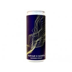 VARVAR x NORTH - 21°SMOKED STOUT  330ml can 8,2% alc. - Beer Butik