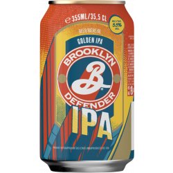 Brooklyn Defender- Golden IPA 5.5% ABV 330ml Can - Martins Off Licence