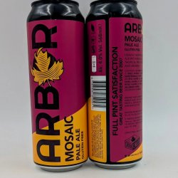 Arbor Mosaic Gluten Free Pale Ale Arbor Mosaic Gluten Free Pale Ale
