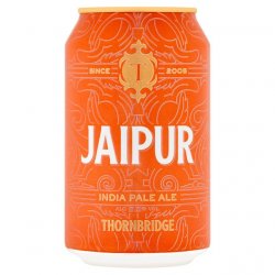 Thornbridge Jaipur IPA Cans 24 x 330ml Case - Liquor Library