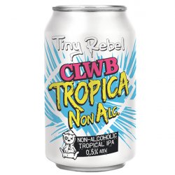 Tiny Rebel Clwb Tropica Non Alc Tropical IPA 24 x 330ml Cans Case - Liquor Library