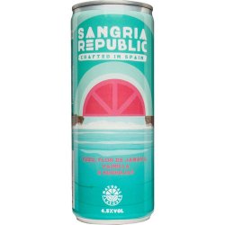 Sangria Republic yuzu, flor de Jamaica, vainilla & burbujas 250ml - Mundorum Viator