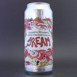 Burley Oak - Raspberry Strawberry White Chocolate Cupcake J.R.E.A.M. - 4.8% (473ml) - Ghost Whale