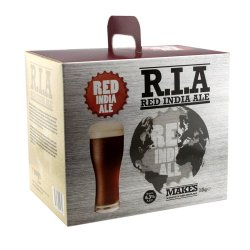 Youngs American Ales - Red India Ale R.I.A - 30 Pint Beer Kit - Brewbitz Homebrew Shop