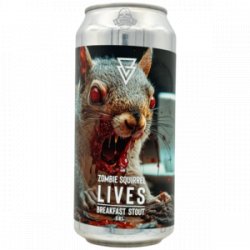 Azvex Brewing Company – Zombie Squirrel Lives - Rebel Beer Cans