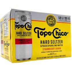 Topo Chico Hard Seltzer Strawberry Guava