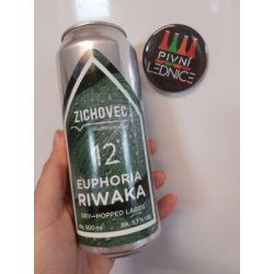 Zichovec Euphoria Riwaka 12 12°5,1% 0,5l - Pivní lednice