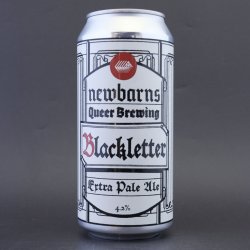 Newbarns  Queer Brewing - Blackletter - 4.2% (440ml) - Ghost Whale